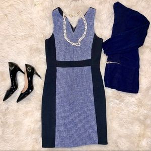 Anthropologie 4.collective Blue contrast dress